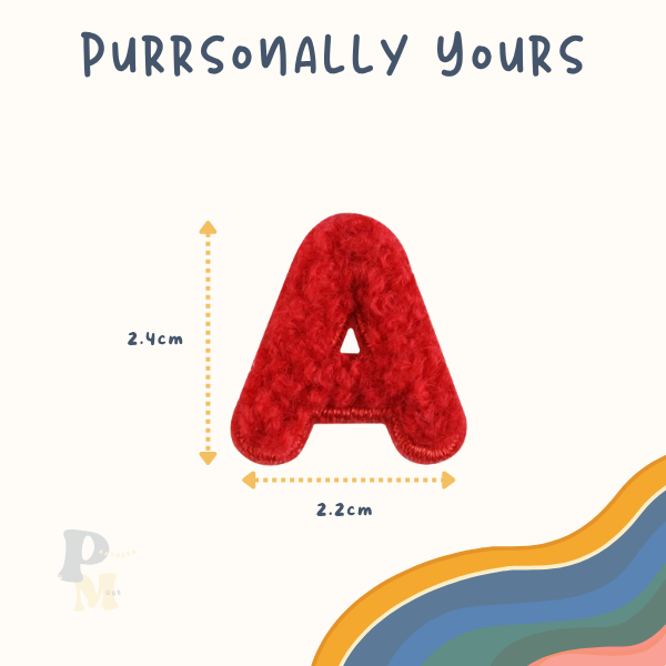 Purrsonally Yours - Customise Self-Adhesive Name Patches for Modular World