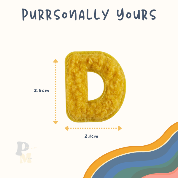 Purrsonally Yours - Customise Self-Adhesive Name Patches for Modular World