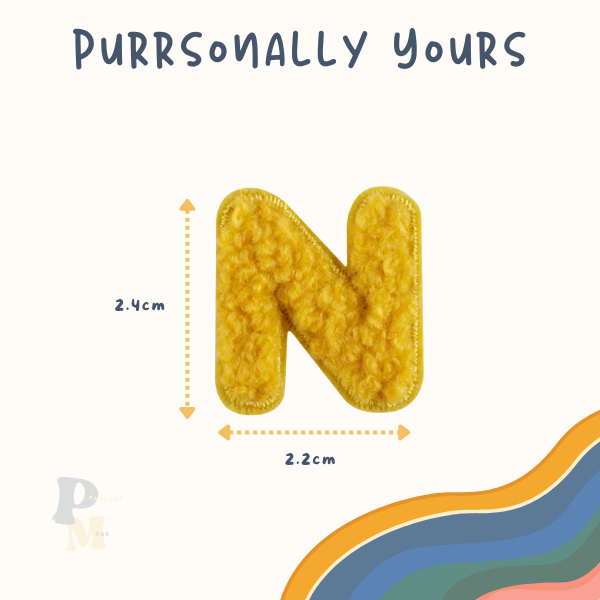 Purrsonally Yours - Customise Self-Adhesive Name Patches for Modular World