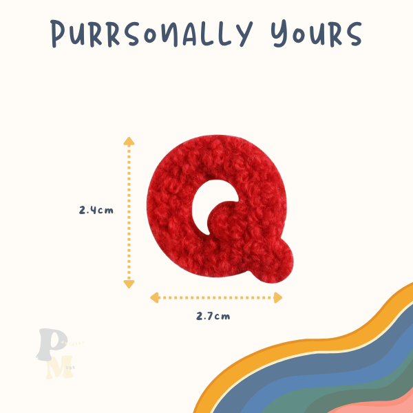 Purrsonally Yours - Customise Self-Adhesive Name Patches for Modular World