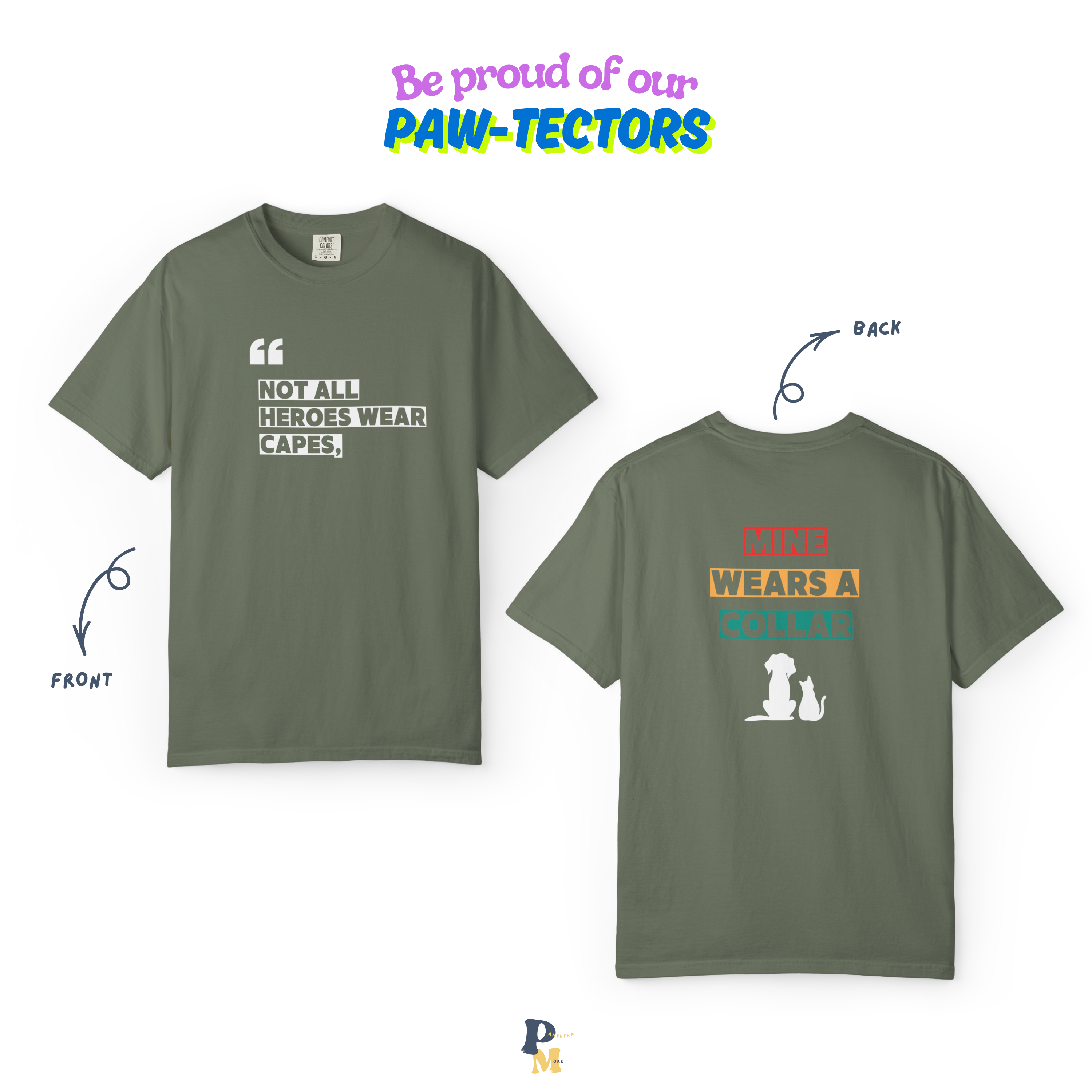 Cape and Collars Super Hero Tee