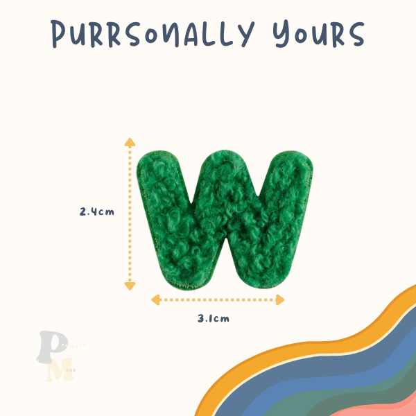 Purrsonally Yours - Customise Self-Adhesive Name Patches for Modular World